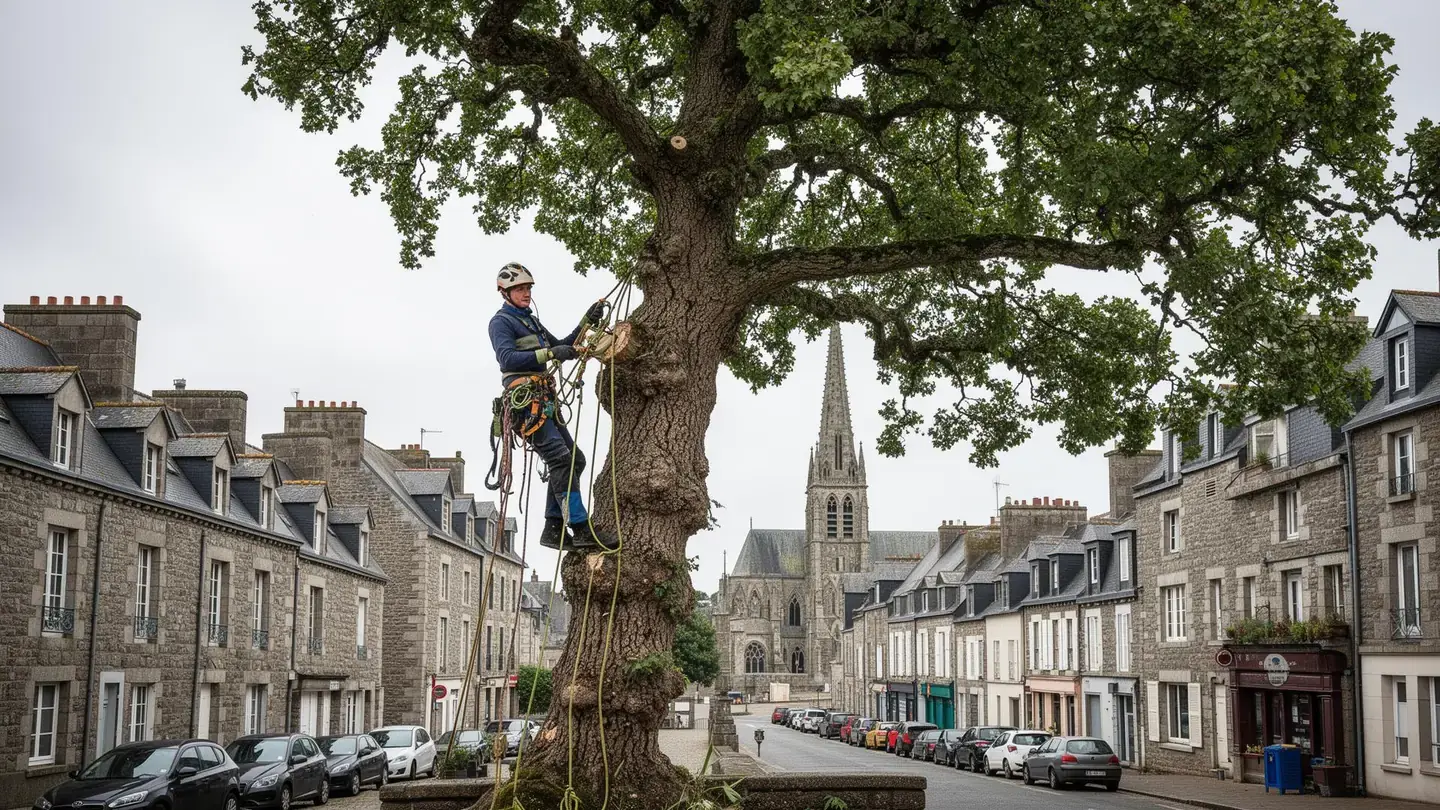 Élagueur Quimper Arb'Ouest chantier élagage propriété